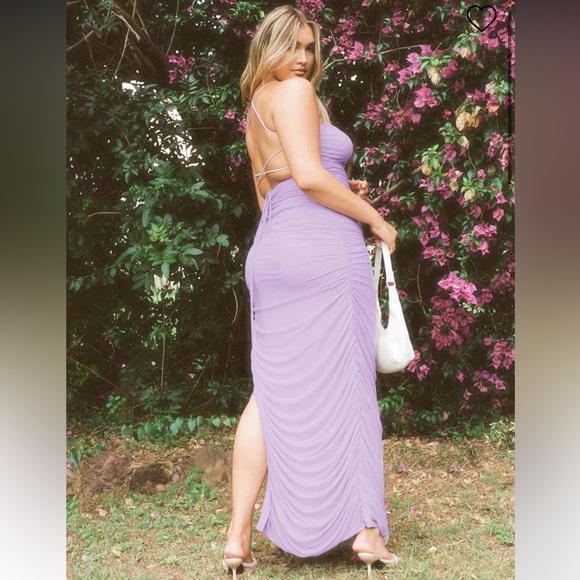 Ruched Maxi Dress - Picture 3 of 5